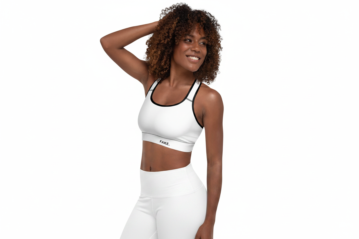 Fake. Padded Sports Bra — Realer Than Real